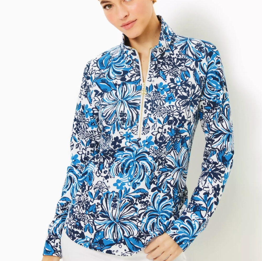 NWT Lilly Pullizer UPF 50+ Skipper Popover - Small